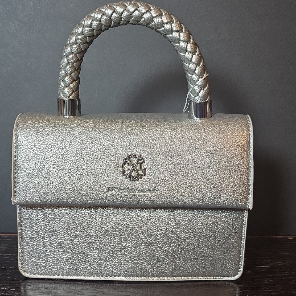 Christian Lacroix Metallic Silver Mini Bag